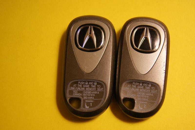 LOT OF 2 ACURA MEMORY 1 / MEMORY 2 KEYLESS REMOTE KEY FOBS E4EG8D-444H-A , US $69.99, image 4
