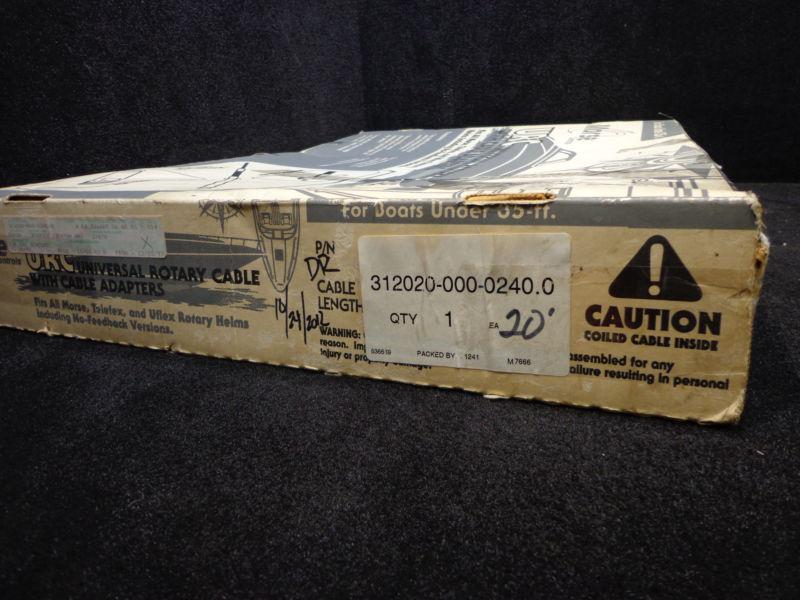 MORSE RACK & PINION STEERING CONTROL CABLE #312020-000-0240 - 20 FOOT CABLE, US $49.99, image 6