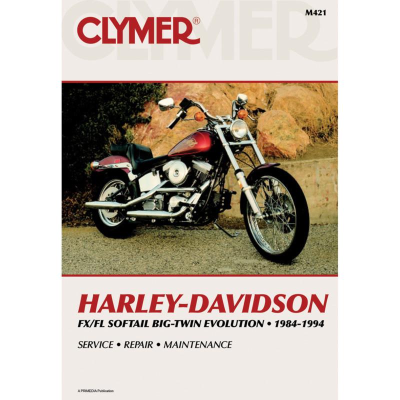 Clymer m421-3 repair service manual 1984-1999 harley fx/fl, fxst/flst