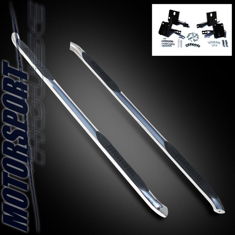 08-09 ford escape suv stainless steel ss side step nerf bars bar running boards