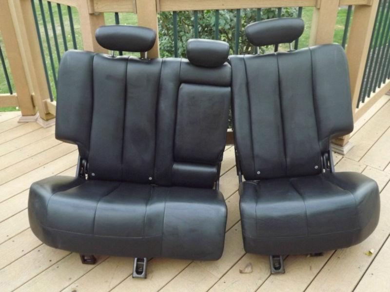 03 04 05 06 07 nissan murano oem black leather rear seats complete set