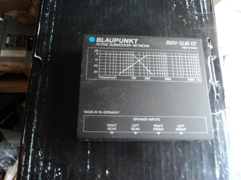 Blaupunkt(german  )90 watt sub woofer & crossover,nib last 1 last 1