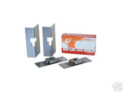 Small bear jaw claw door latch installation kit