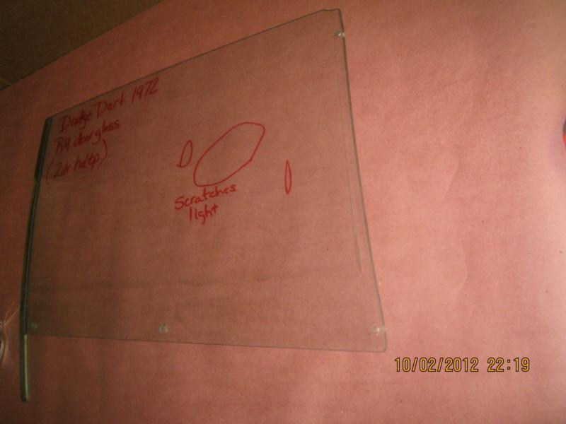 DODGE DART 1972 RH DOOR GLASS / 2 DR HDTP / CLEAR, US $125.00, image 4