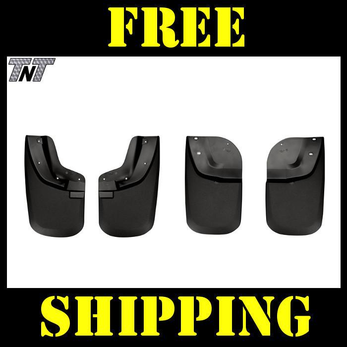 11 - 12 ford f250 f350 super duty husky liners mud guards with flares front rear