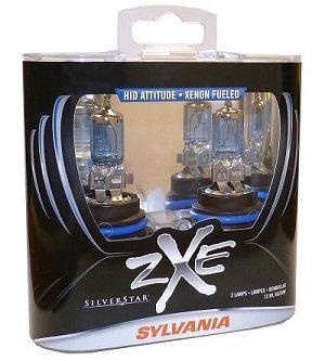 Zxe sylvania silverstar hid attitude xenon fueled headlights ( h11) "brand new"