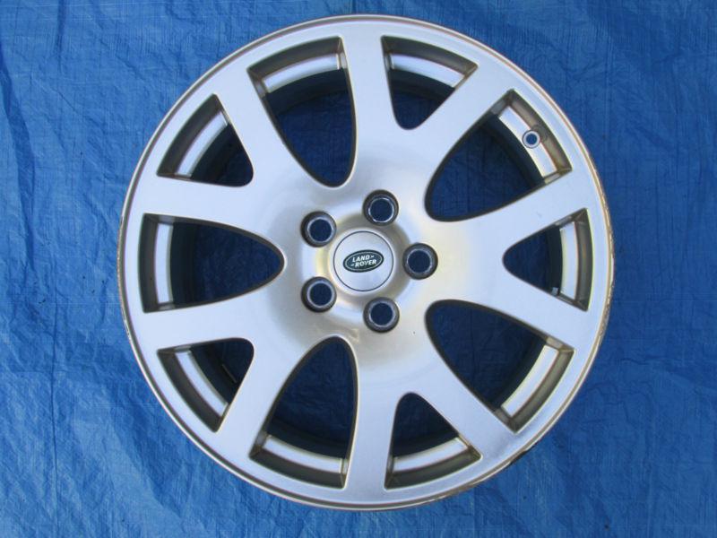 Land rover range rover oem silver wheels & caps 19 x 9 72204 10 spoke sport 4