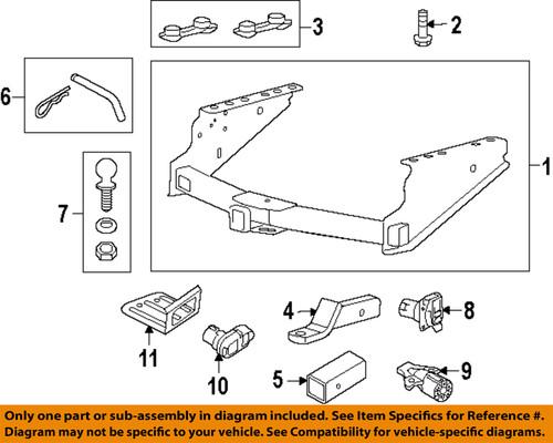 Ford oem 9u5z14489maa trailer hitch-connector
