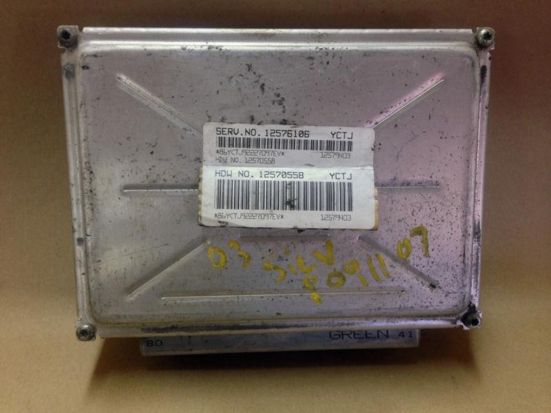 Find ECM 12576106 2003 Chevrolet Silverado 1500 Suburban ENGINE CONTROL