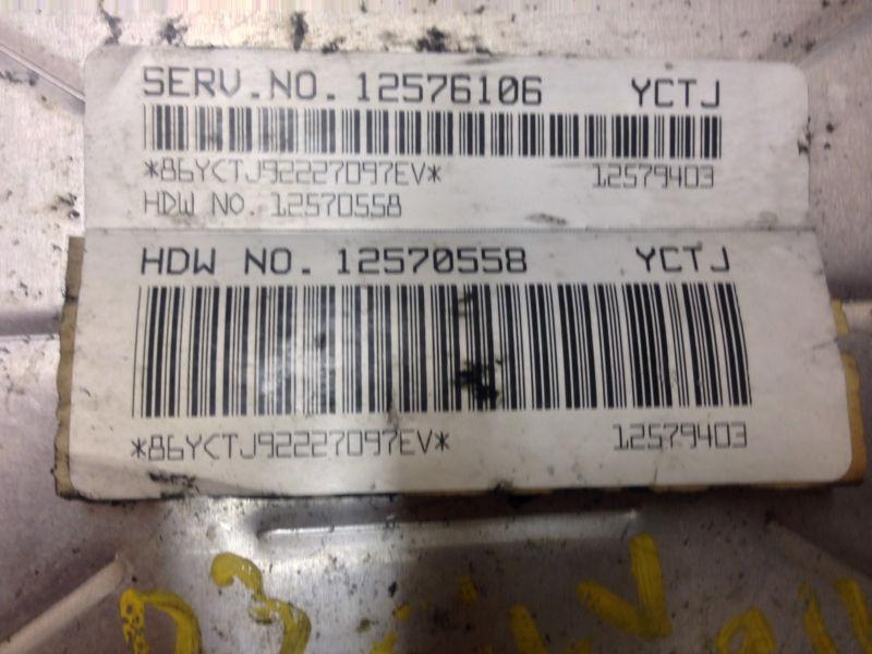 Find ECM 12576106 2003 Chevrolet Silverado 1500 Suburban ENGINE CONTROL
