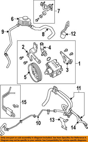 Nissan oem 49180ja000 steering pump/power steering reservoir