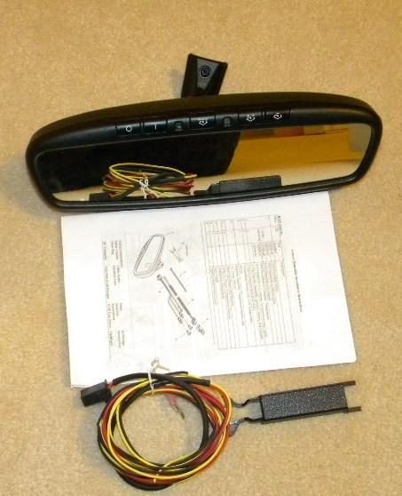 Gentex home-link automatic self-dimming genk-41a rear-view mirror fits many