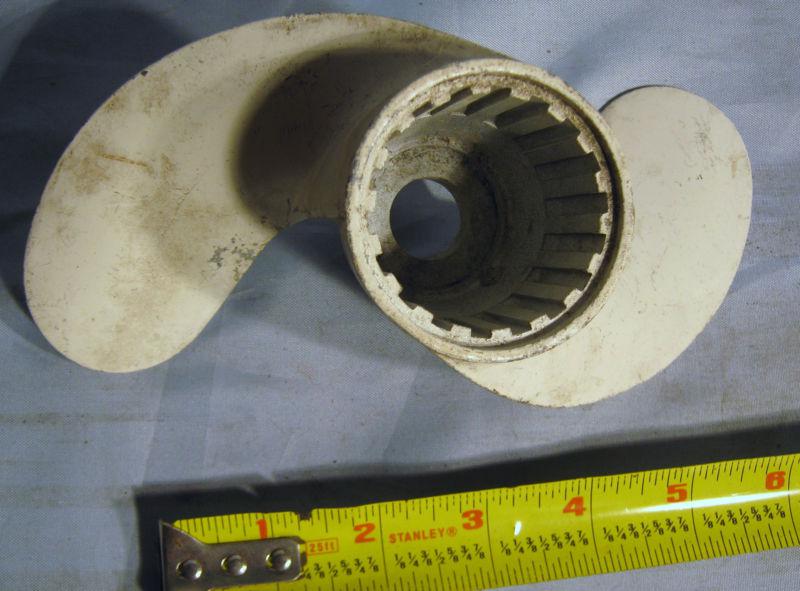 Vintage 2 Blade Aluminum Boat Outboard Propeller For Repair or Decoration, US $10.99, image 3