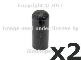 Porsche 911 930 door lock knob (2 black) genuine new + 1 year warranty