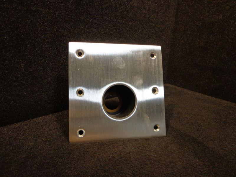 Attwood #238340 offset base 7"x7", 2 3/8 " (id), 3 3/8" depth, stainless steel