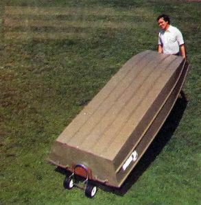 Boat Cart Easy Mover Boat Dolly Jon Boat Bass Boat Rowboat, US $29.99, image 2