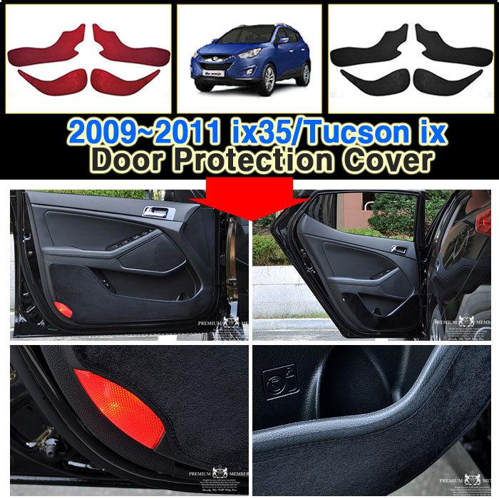 Hyundai 2009~2011 ix35/tucson ix side door protection cover inside anti scratch