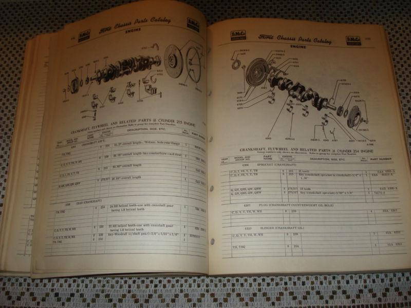 Find 1953 FORD TRUCK PARTS CATALOG ORIGINAL FOMOCO BOOK RARE NUMBERS