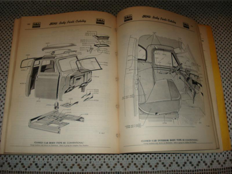 Find 1953 FORD TRUCK PARTS CATALOG ORIGINAL FOMOCO BOOK RARE NUMBERS