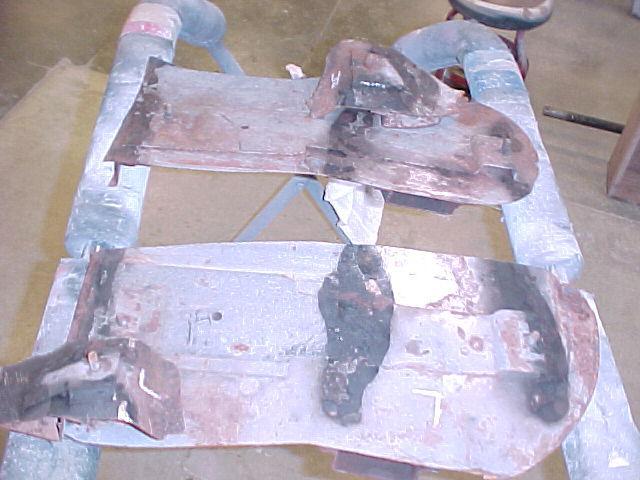 Bucket seat floor brackets (weld on) original set buick skylark chevelle cutlass