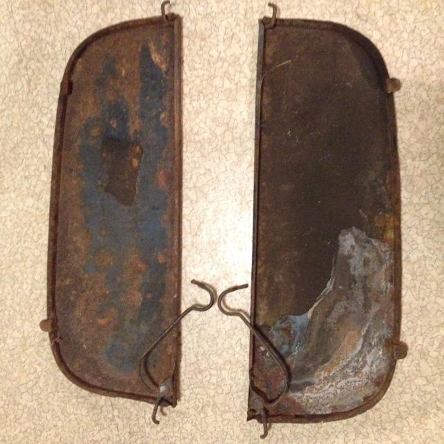 49 50 Chevy car steel rear fender skirts used 51-52 station wagon 1949 1950, US $60.00, image 2