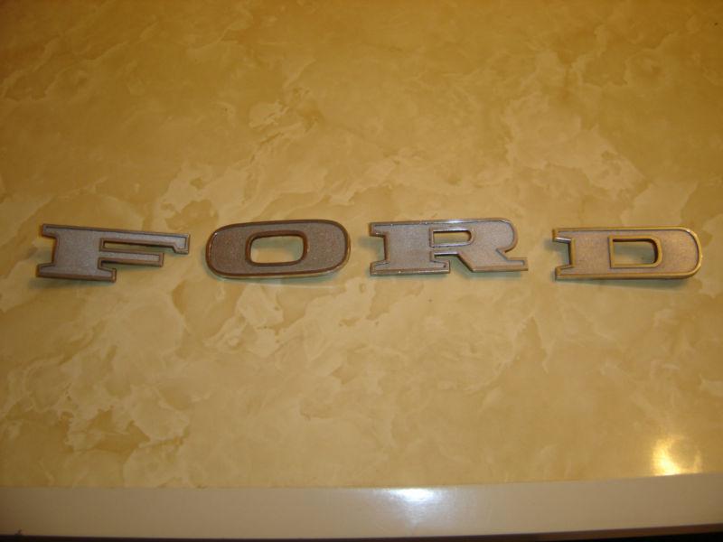 1971 ford econoline hood letters 