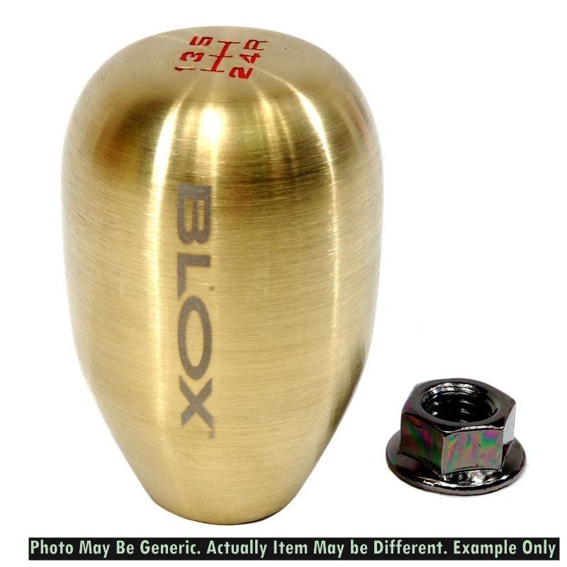 Blox racing bxac-00216 6-speed billet shift knob - bronze 10x1.25mm