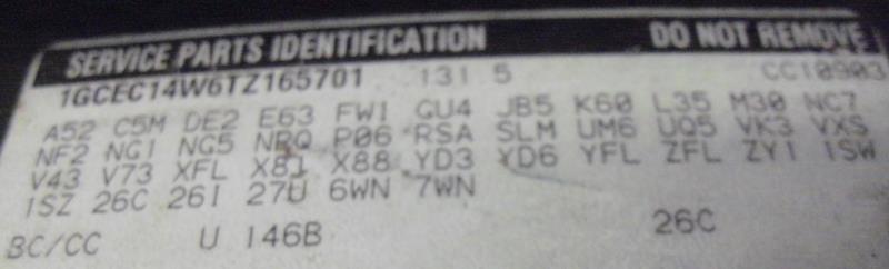 96 CHEVY 1500 PICKUP REAR VIEW MIRROR, US $29.99, image 6