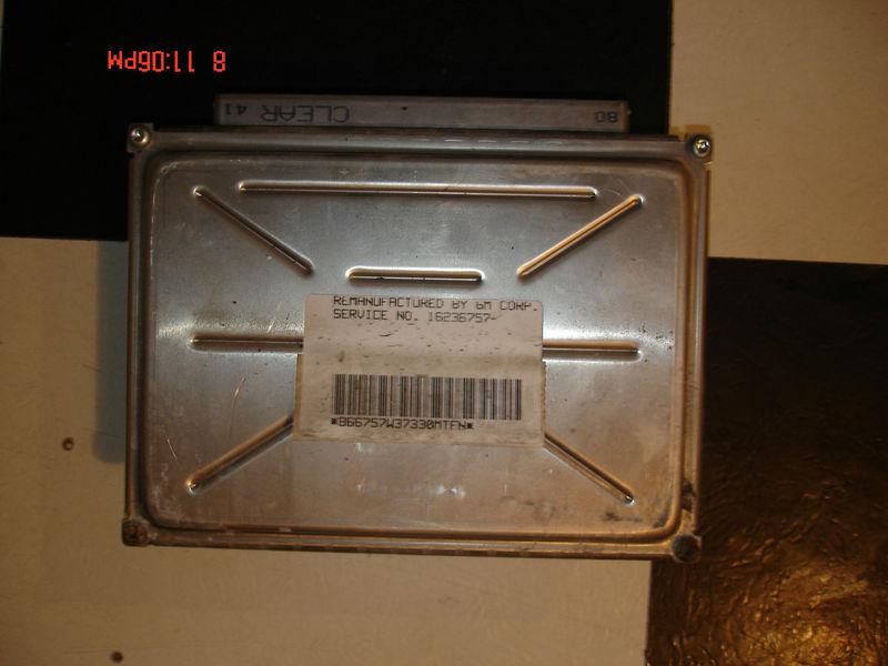 98 buick lesabre 3.8l remanufactured pcm ecm computer 16236757