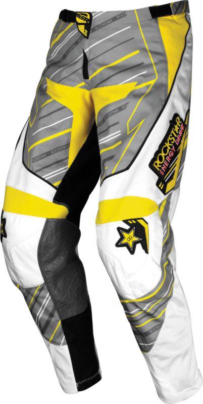Msr rockstar pants white/black size 32  356177