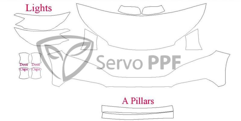 12+ honda cr-v crv clear bra full kit ventureshield ultra by 3m