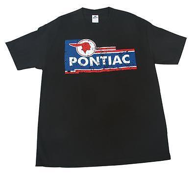 Acme apparel t-shirt short sleeve cotton black pontiac men's large ea