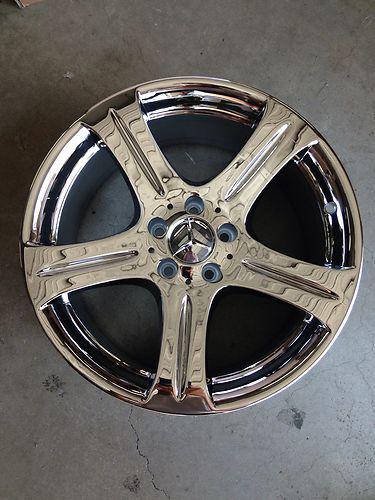 Mercedes cls chrome oem wheel 65371 18x8.5