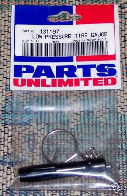 Atv motorcycle low pressure tire gauge nib