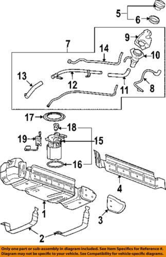 Gm oem 19259394 electric fuel pump