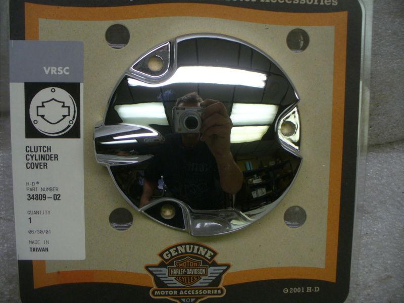 Harley 02-V-Rod VRSC chrome clutch cylinder cover, # 34809-02., US $19.99, image 4