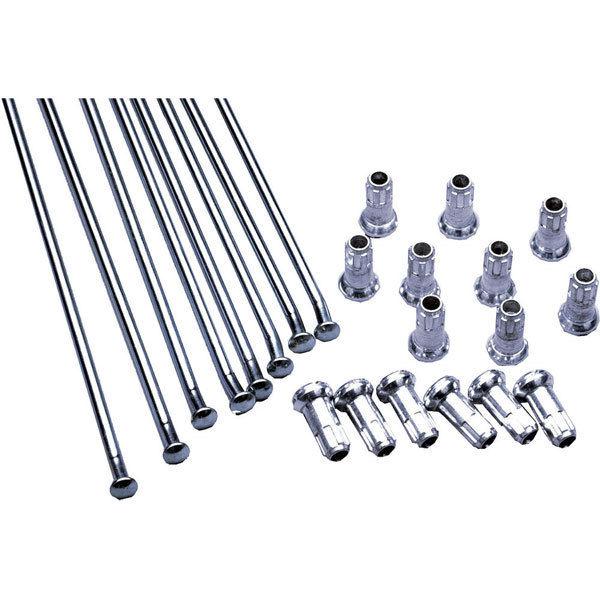 1.85 x 18, 2.15 x 18 excel rear spoke and nipple kit xs9-21187