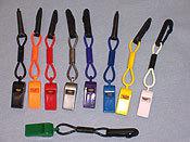 Jetski seadoo waverunner jet boat mercury marine whistle with clip all colors 