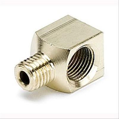Autometer fitting right angle with 1/8" copper or nylon tubing 1/8" npt female t
