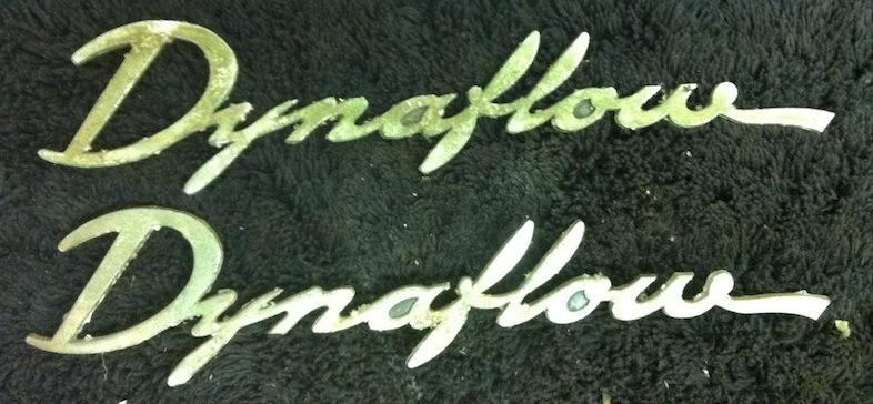 1951 1952 buick emblem trim, dynaflow chrome quarter badges 51 52 series 50 - 70