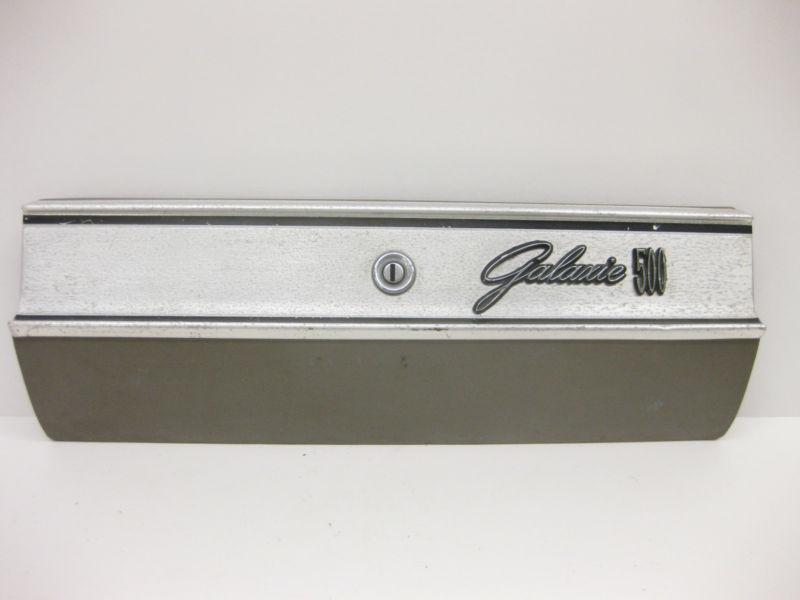 1964 1963 1962 ford galaxie 500 glove box door & trim with lock  hard 2 find