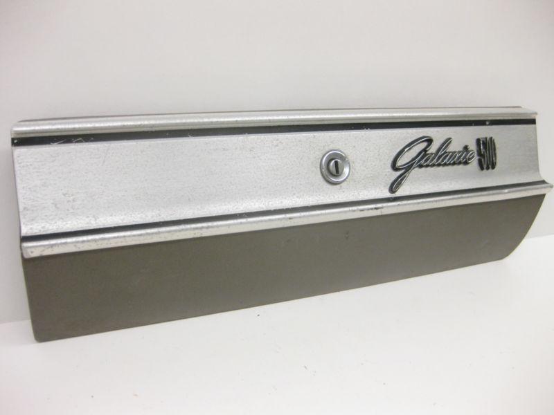 1964 1963 1962 FORD GALAXIE 500 GLOVE BOX DOOR & TRIM WITH LOCK HARD 2 FIND, US $27.99, image 3
