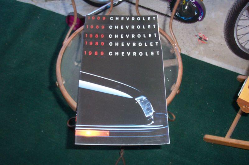 Chevrolet 1989 nos car brochures 