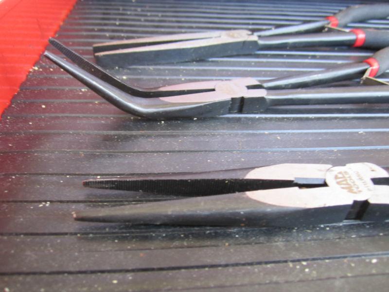 Sell MAC TOOLS LONG REACH NEEDLE NOSE PLIERS SET PL11LRNC, P11LRBN