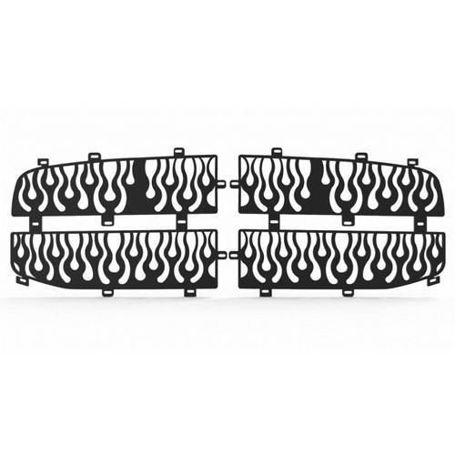 Sell Dodge Ram 0608 Vertical Flame Black Powdercoat Truck Grill Insert