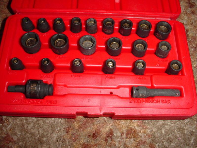 Sell NEW 72 PIECE NAPA PROFESSIONAL IMPACT SOCKET SETS 1/43/8
