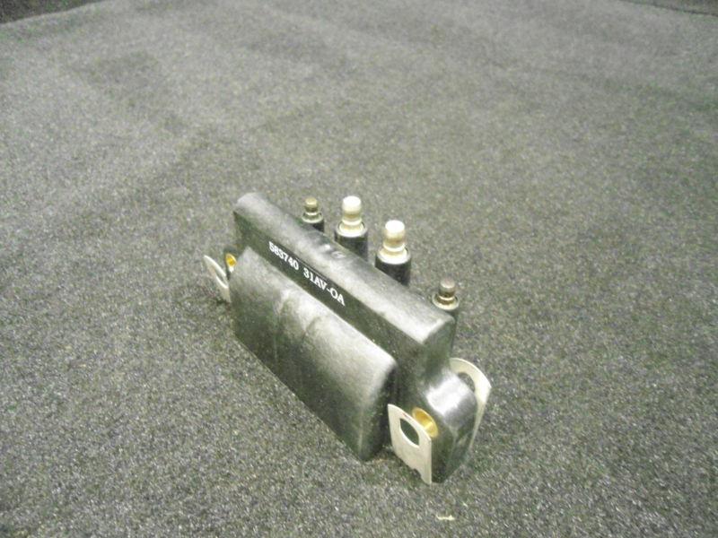 1989-2007 3-225hp boat   ignition coil assy  #0583740 johnson/evinrude #583740 