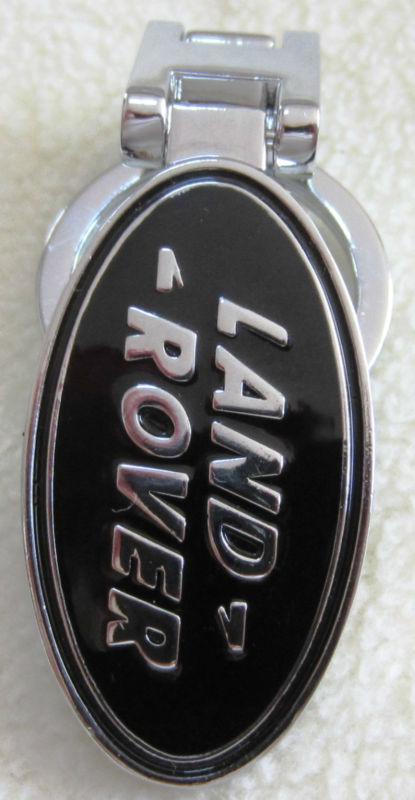 LAND ROVER LOGO BLACK KEYRING/KEYCHAIN - REVERSIBLE - W/GIFT BOX - US SELLER!, US $12.49, image 2
