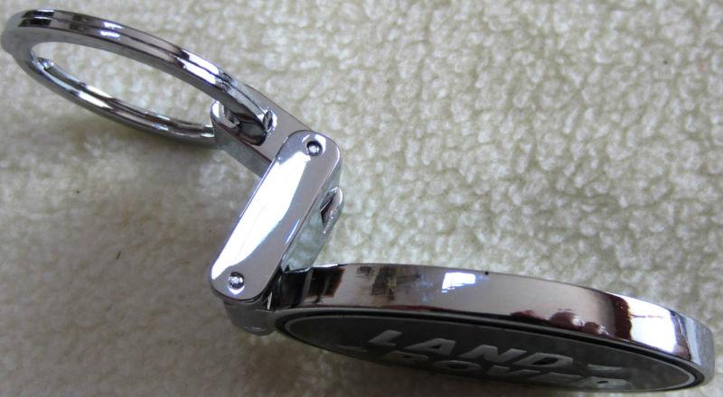 LAND ROVER LOGO BLACK KEYRING/KEYCHAIN - REVERSIBLE - W/GIFT BOX - US SELLER!, US $12.49, image 4