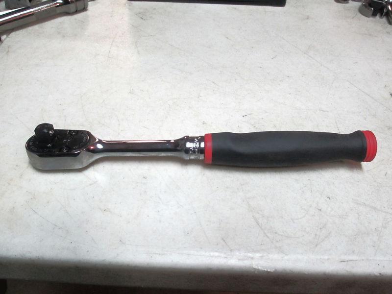 Snap on 3/8" drive 9-1/2" long sealed head comfort grip duel 80 ratchet #fh80